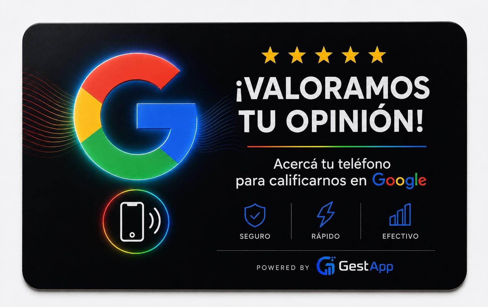 Tarjeta de mano